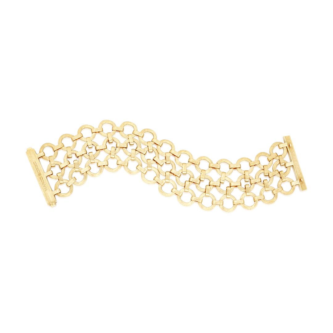 18K Yellow Gold Jaipur Link Collection Round Link Bracelet